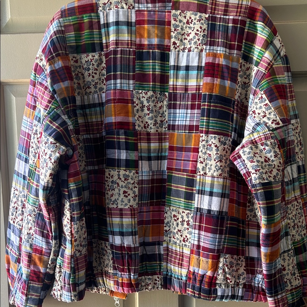 Avec Les Filles Multicolor Plaid Quilted Jacket - Picture 8 of 10